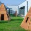 wooden tipi playhouses for playgrounds