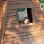a girl in the wigwam playhouse
