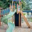 playground spiral slide