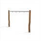 Single Robinia Swing Frame for 2 Seats