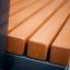 Close-up view of Kyoto Sofa wooden slats.