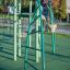 Outdoor playground equipment Sirius steel structure for climbing and play.