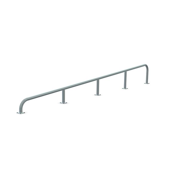 Metal safety rail for playgrounds, Rail 25/60.