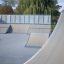 Quarter 5 skateboard ramps in an outdoor skate park