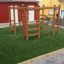 climbing frame in garden