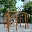 wooden climbing frame for small garden