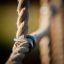 Activity Center with Slide - close-up of climbing rope detail