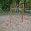 outdoor wooden climbing frame