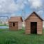 wooden playhouses for kindergartens