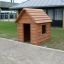 wooden playhouse in the garden