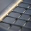 Close-up of a metal grill grate.