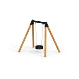 Tyre Seat Wooden Swing