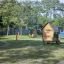 playhouses on the children's playground