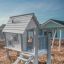 White colour playhouse for outdoor playgrounds